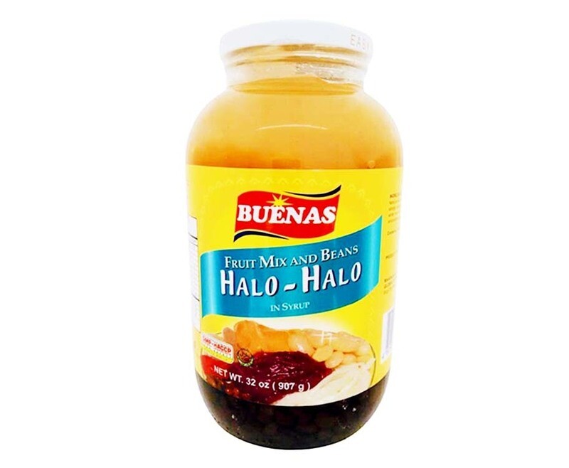 Buenas Fruit Mix and Beans In Syrup Halo-Halo 32 oz (907g)