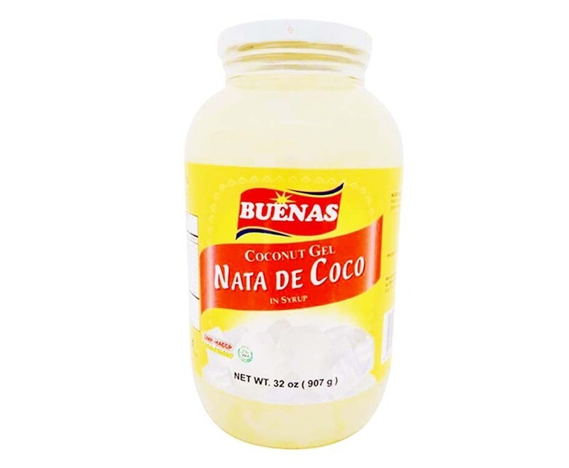 Buenas Nata de Coco Coconut Gel in Syrup 32oz (907g)