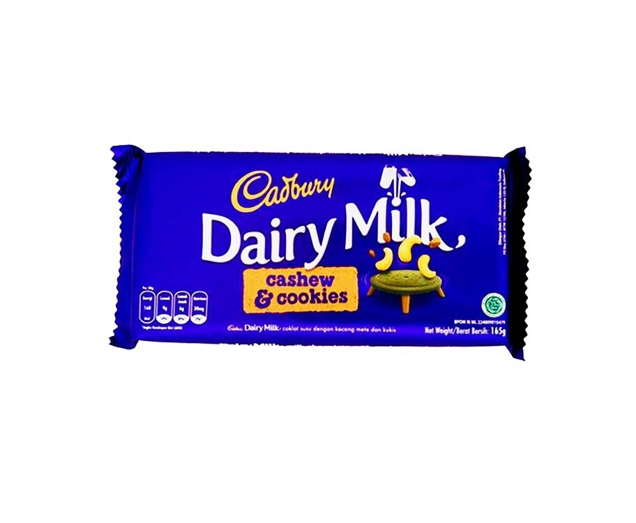 Cadbury Dairy Milk Cashew & Cookies 165g