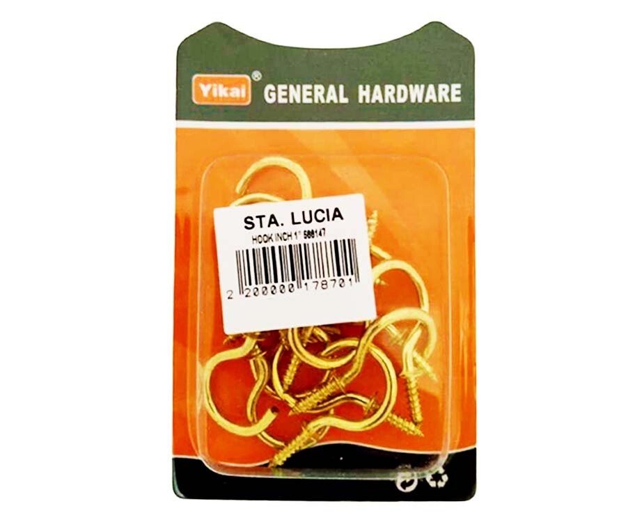 Yikai General Hardware Hook Inch 1&quot;