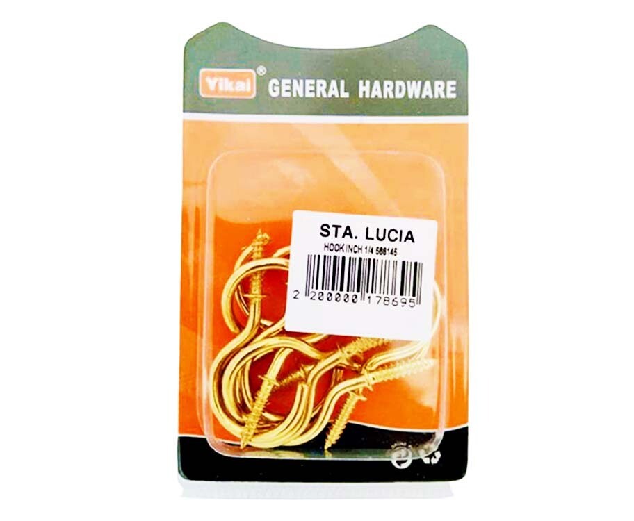Yikai General Hardware Hook Inch 1/4