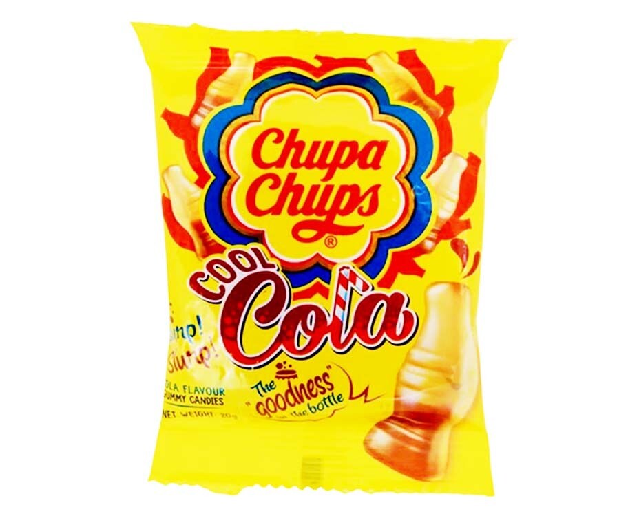 Chupa Chups Cool Cola Gummy Candies Cola Flavour 20g