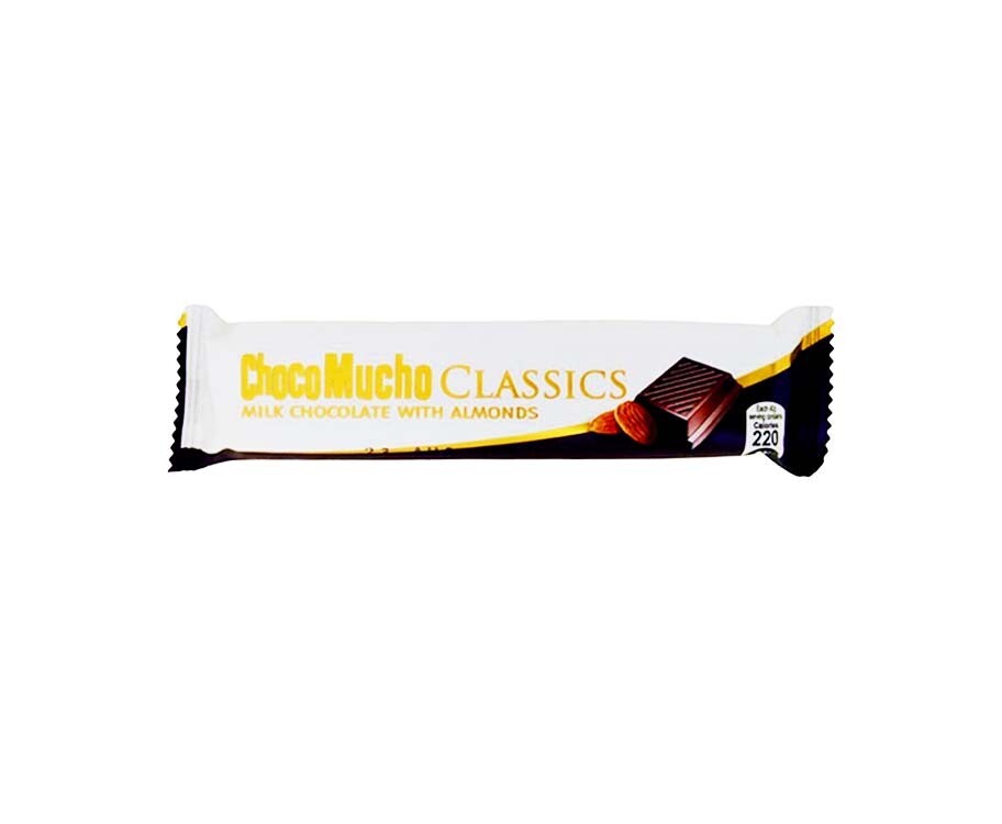 Choco Mucho Classics Milk Chocolate with Almonds 40g