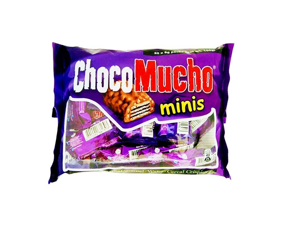 Choco Mucho Minis Milk Chocolate (20 Packs x 8g) 160g