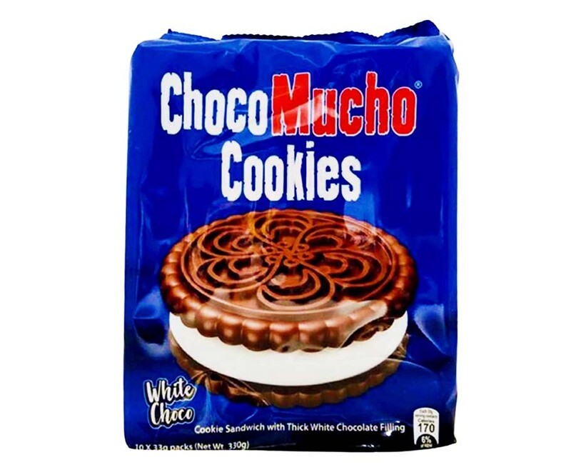 Choco Mucho Cookies White Choco (10 Packs x 33g) 330g