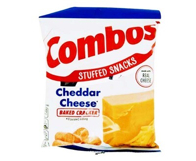 Combos Stuffed Snacks Cheddar Cheese Baked Crackers 178.6g