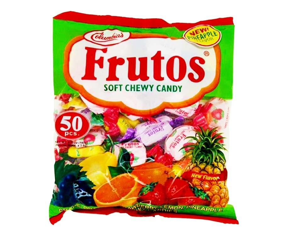 Columbia&#39;s Frutos Soft Chewy Candy 50 Pieces 180g