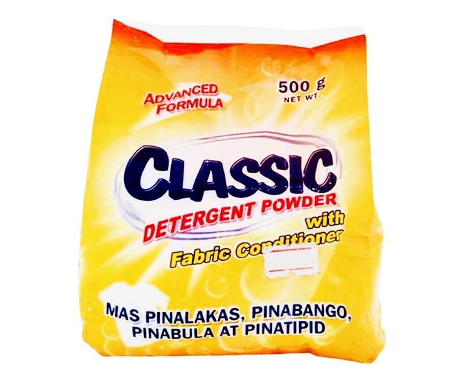 Classic Detergent Powder with Fabric Conditioner Advanced Formula 500g