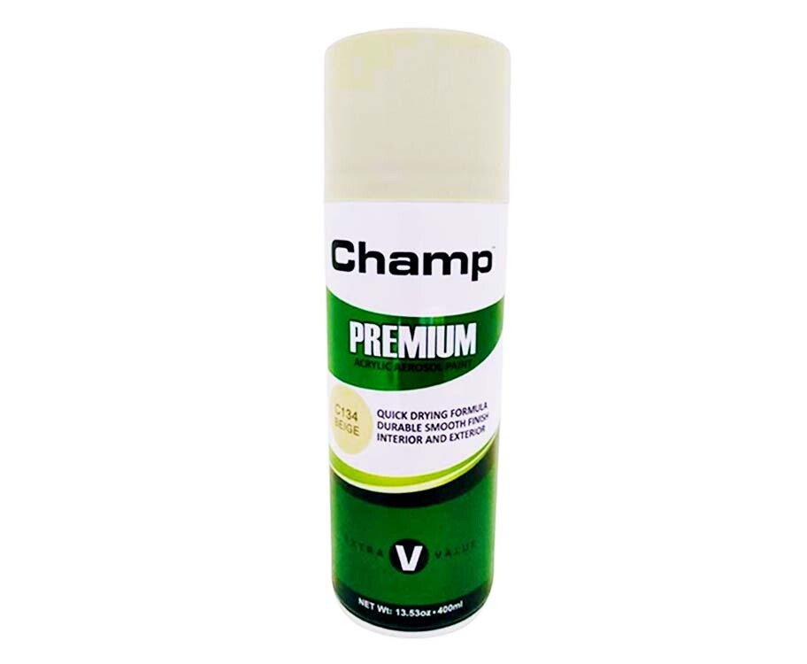 Champ Premium Acrylic Aerosol Paint C134 Beige 400mL
