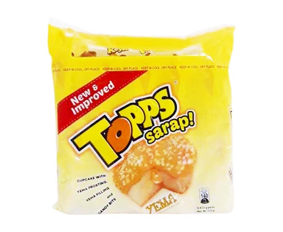 Cupp Keyk Yema Topps Cupcake (10 Packs x 31g)