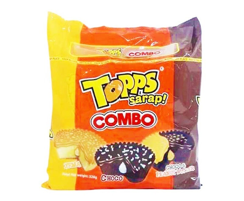 Cupp Keyk Topps Combo Cupcake 328g