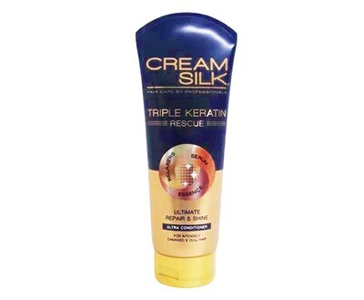 Cream Silk Triple Keratin Rescue Ultimate Repair & Shine Conditioner 340mL