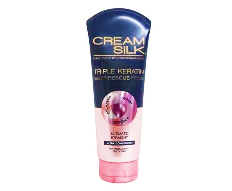 Cream Silk Triple Keratin Rescue Ultimate Straight Conditioner 170mL