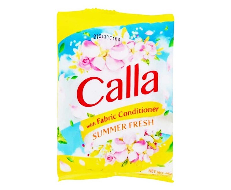 Calla with Fabric Conditioner Summer Fresh Powder Detergent 45g