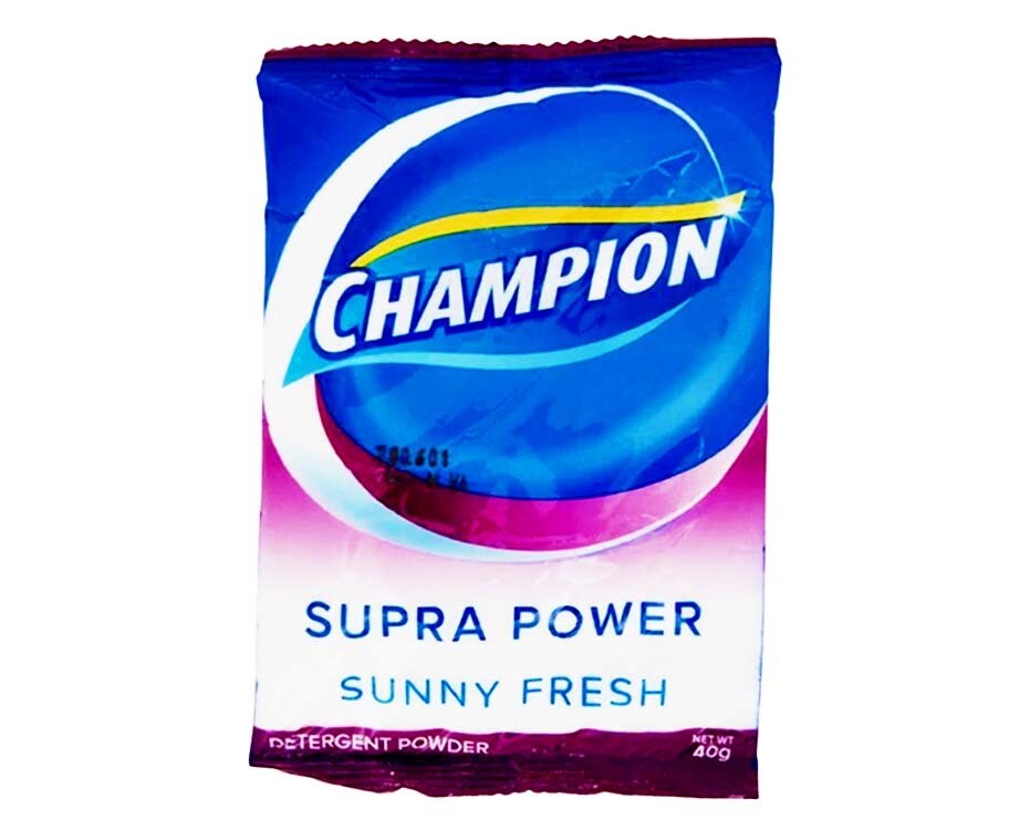 Champion Supra Power Sunny Fresh Detergent Powder 40g