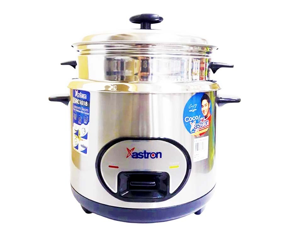 Astron Rice Cooker with Steamer 1.8L SRC-1018 27.5x27.5x27.5