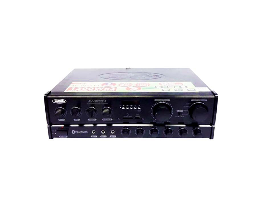 dB Audio AV-3022 BT Karaoke Amplifier 1200w 48cm x 18.5cm x 36cm