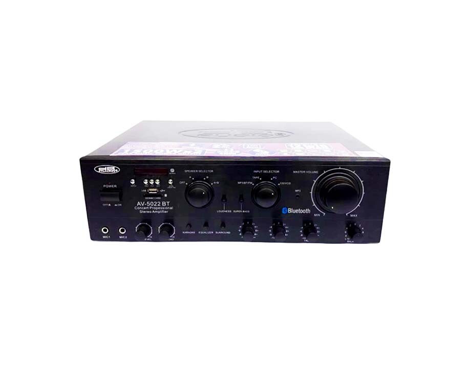 dB Audio AV-5022BTKaraokeAmplifier1500w 48.5cm x 19.3cm x 38.5cm