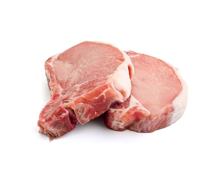 Monterey Meatshop Pork Chop Skin On per 500g