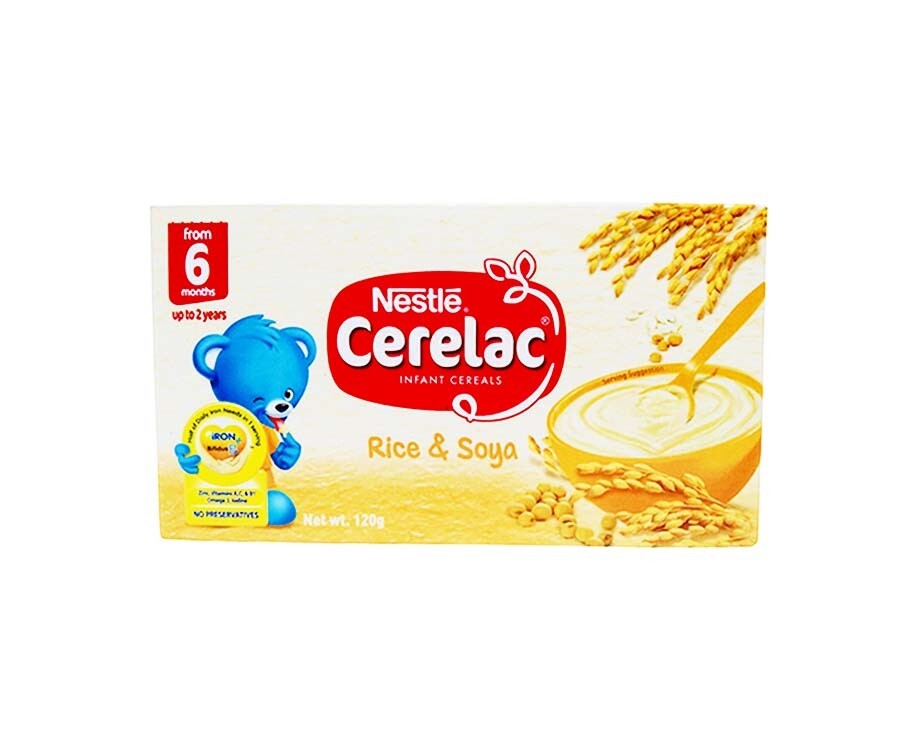 Nestlé Cerelac Infant Cereals Rice & Soya 120g