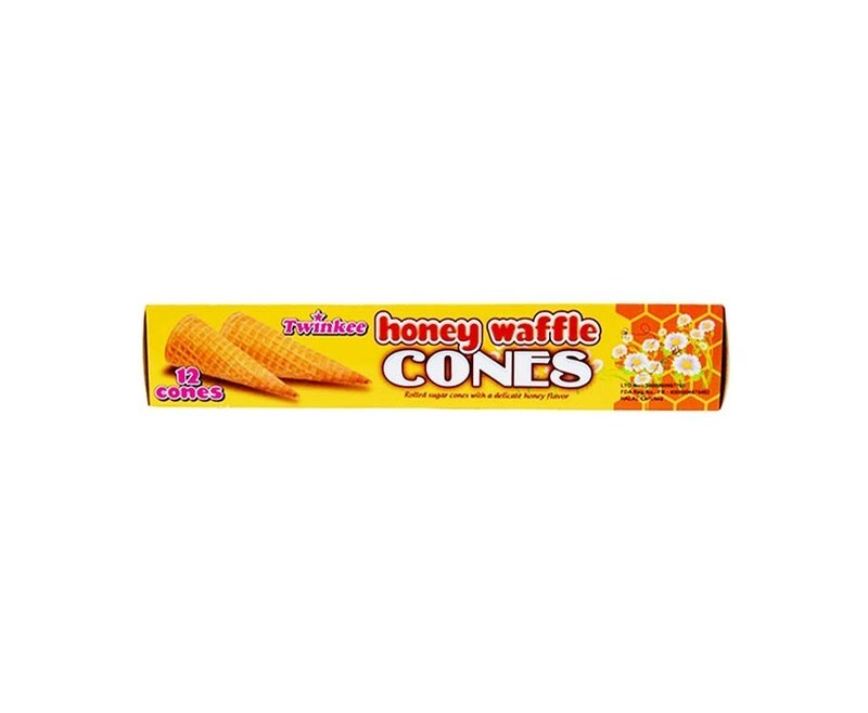 Twinkee Honey Waffle Cones 12 Cones