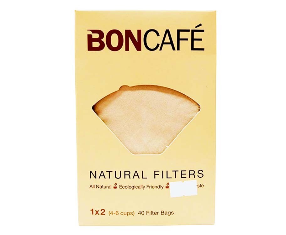 BonCafé Natural Filters 1x2 (4-6 Cups) 40 Pieces