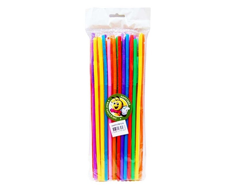 CM Happybee Artistic Flexible Straw 50 Pieces