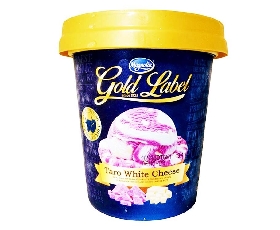 Magnolia Gold Label Taro White Cheese Ice Cream 450ml