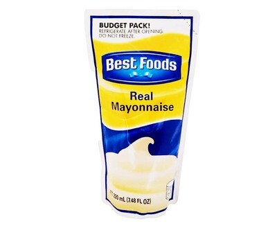 Best Foods Real Mayonnaise Budget Pack 220mL