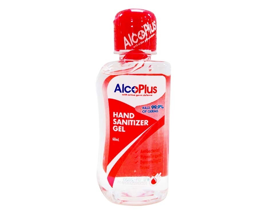 AlcoPlus Hand Sanitizer Gel w/ Moisturizer 60ml