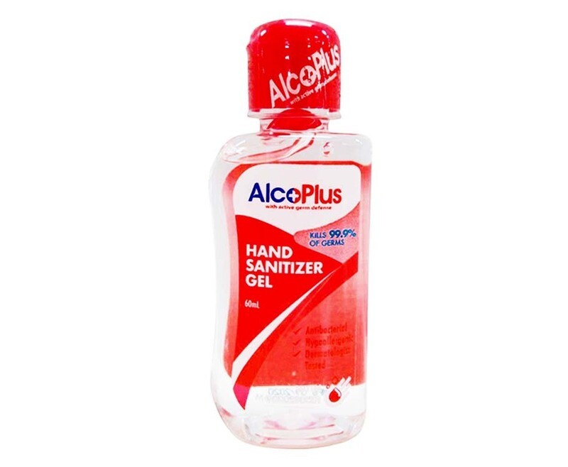 AlcoPlus Hand Sanitizer Gel w/ Moisturizer 60ml