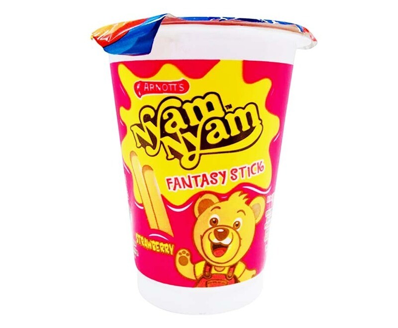 Arnott&#39;s Nyam Nyam Fantasy Stick Strawberry 25g