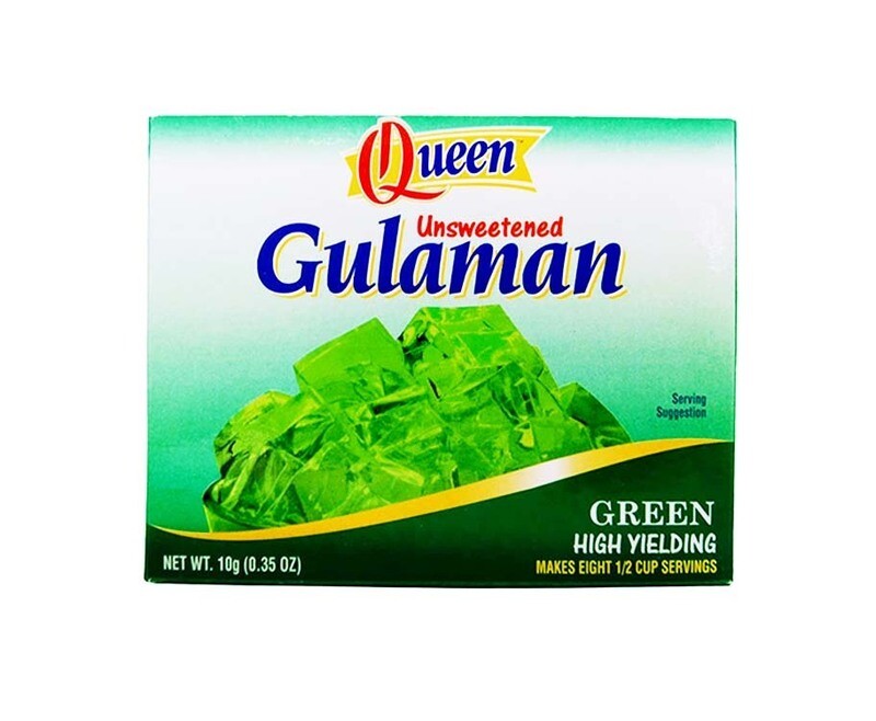 Queen Unsweetened Gulaman Green High Yielding 10g
