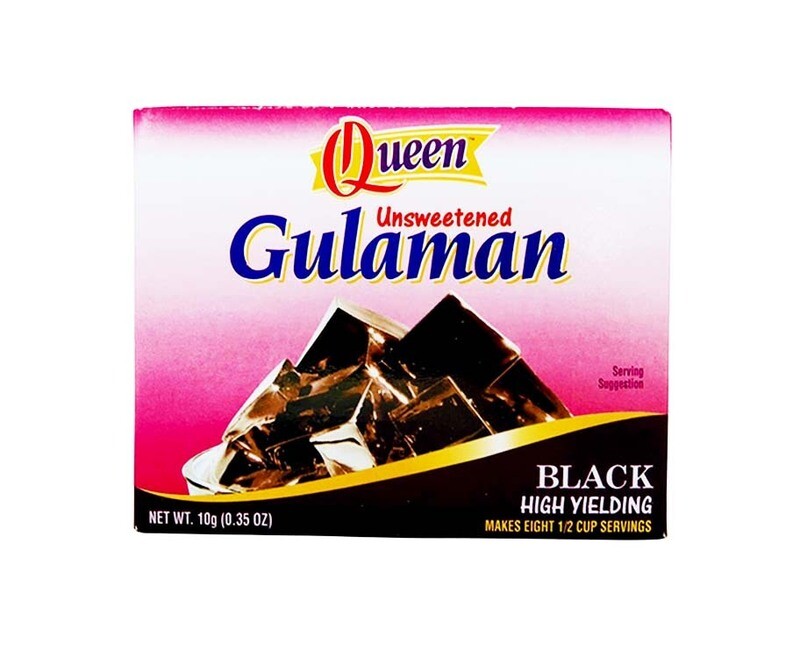 Queen Unsweetened Gulaman Black High Yielding 10g