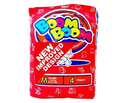 Boom Boom Disposable Diapers M-5 to 10kg