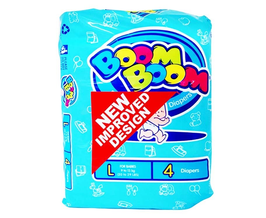 Boom Boom Disposable Diapers L-9 to 13kg