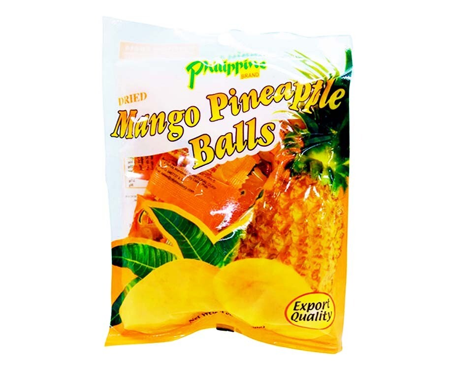 Philippine Brand Dried Mango Pineapple Balls 100g