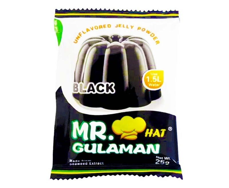 Mr. Hat Gulaman Unflavored Jelly Powder Black 25g