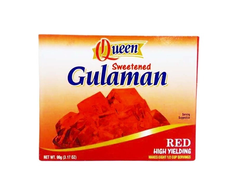 Queen Sweetened Gulaman Red High Yielding 90g