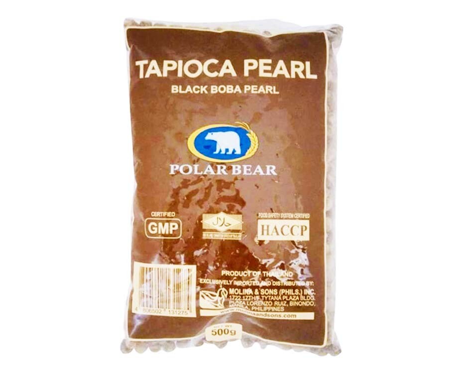 Polar Bear Tapioca Pearl Black Boba Pearl 500g