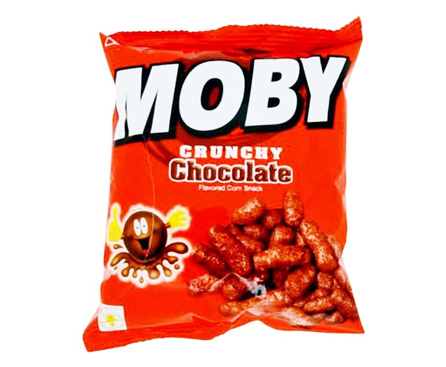Nutri Snack Moby Crunchy Chocolate Flavored Corn Snack 25g