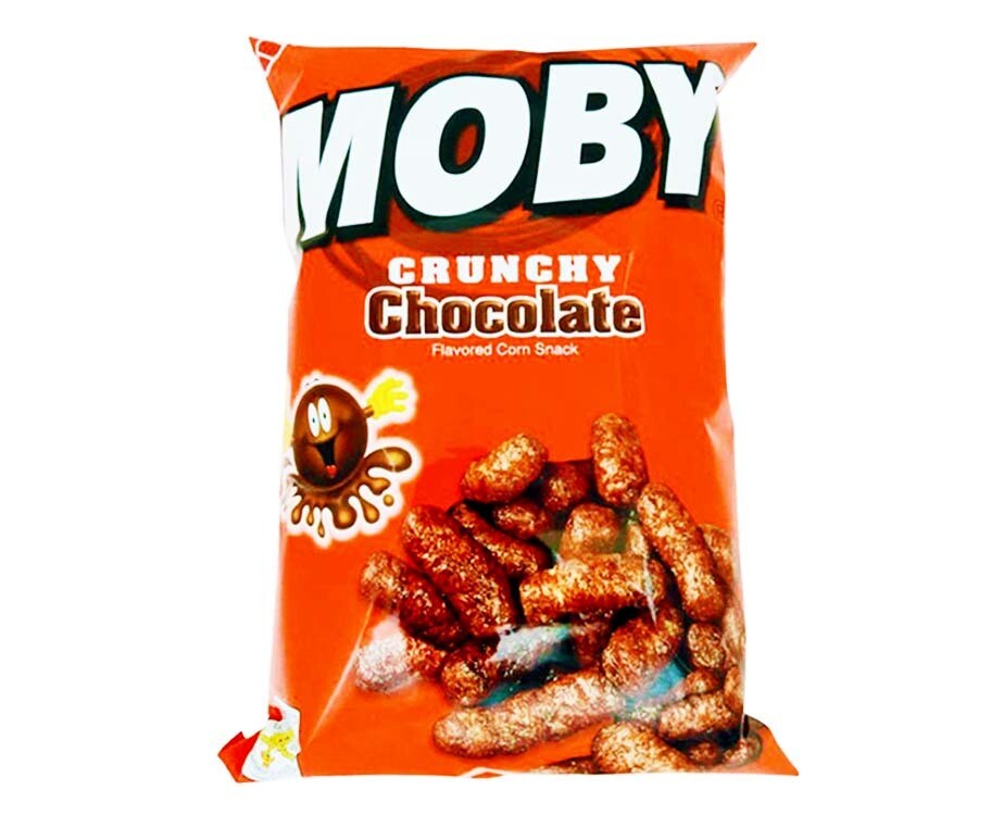 Nutri Snack Moby Crunchy Chocolate Flavored Corn Snack 90g