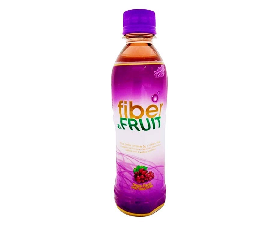 Oishi Fiber & Fruit Grape Flavor Fruit Juice Drink 350mL