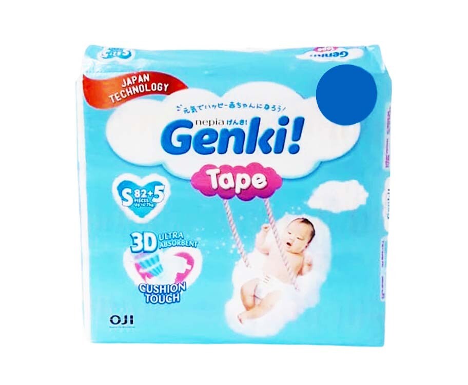 Nepia Genki Tape Small Up to 7kg 82+5 Pieces