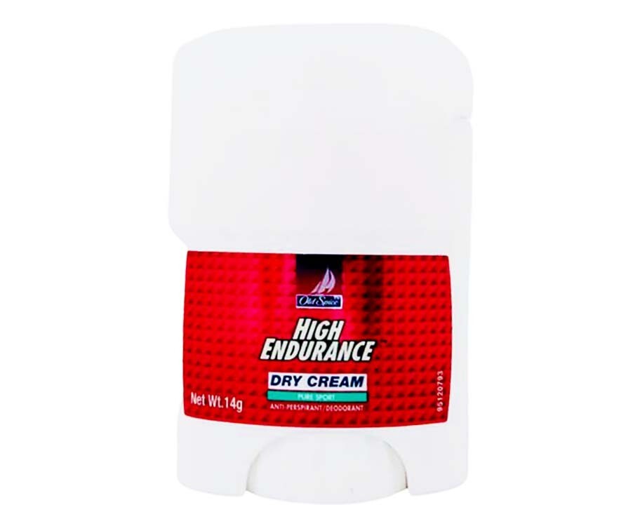 Old Spice High Endurance Dry Cream Pure Sport Anti-Perspirant/ Deodorant 14g