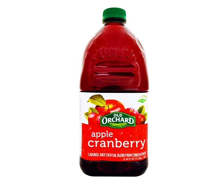 Old Orchard Apple Cranberry Flavored Juice Cocktail Blend from Concentrate (1/2 Gal) 1.89L