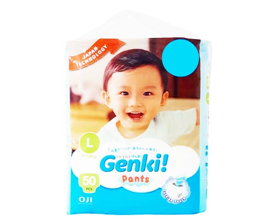 Nepia Genki Pants L 9-14kg 50 Pieces