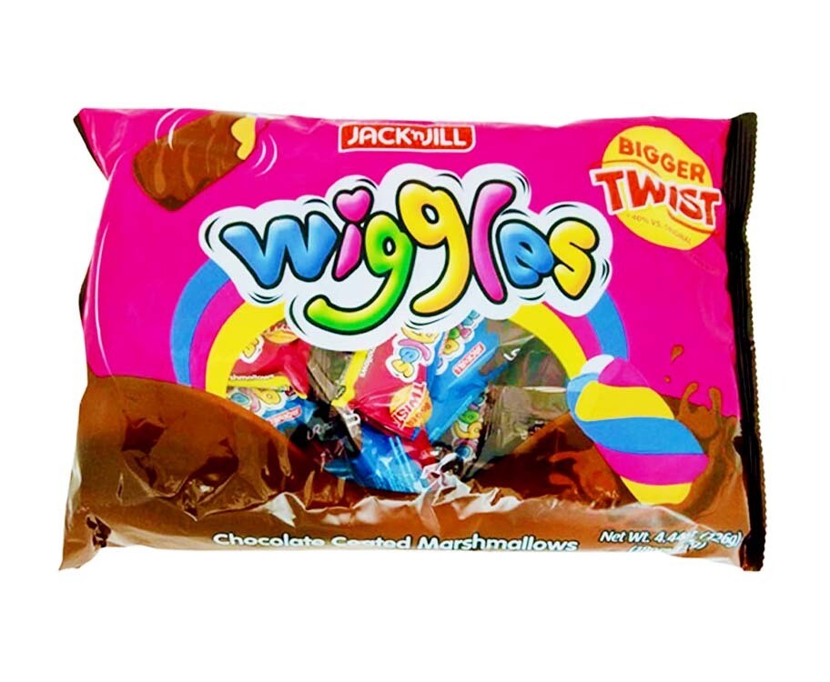 Jack &#39;n Jill Wiggles Chocolate Coated Marshmallows (18 Packs x 7g)