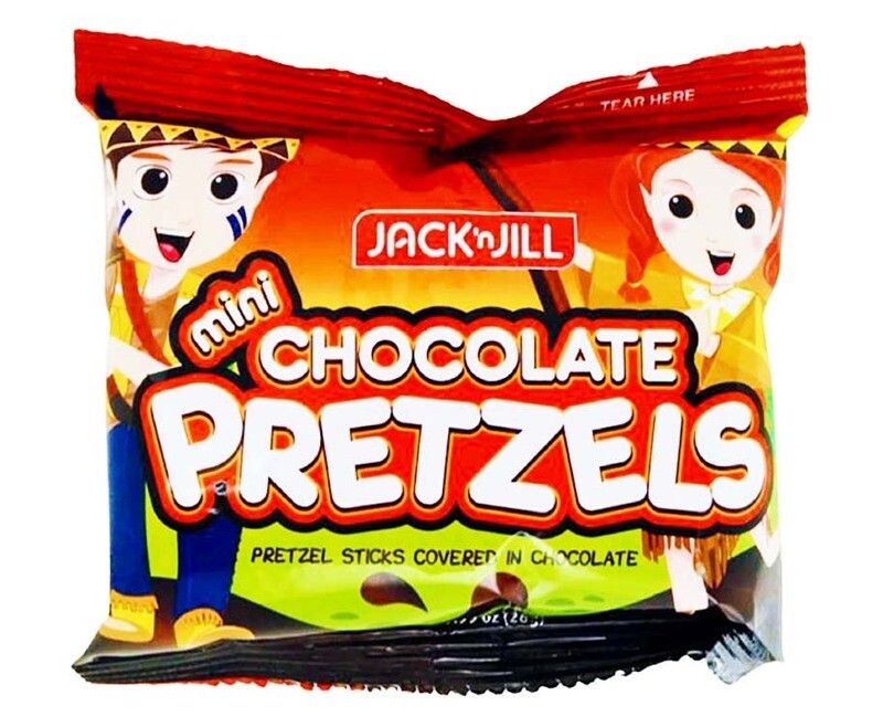 Jack 'n Jill Pretzels Mini Chocolate Sticks 28g