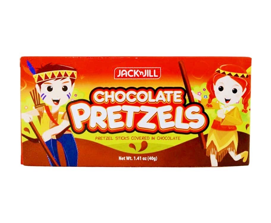 Jack &#39;n Jill Pretzels Chocolate Sticks 40g